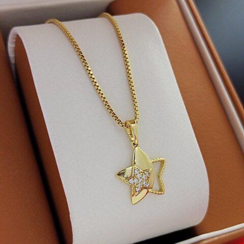 Golden Stainless Steel Necklaces